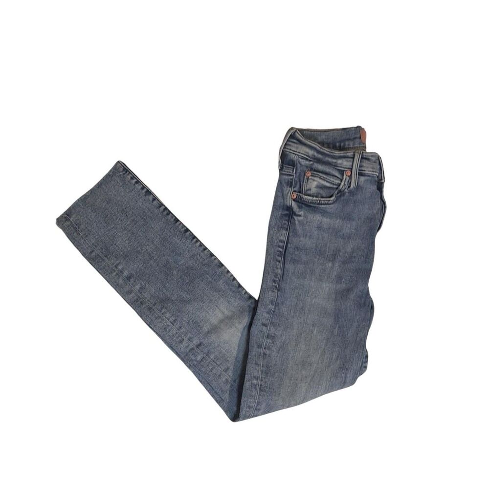 MOTHER The Rascal Ankle Fray Jeans Size 25 Bonfire Lighting Denim